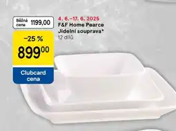 Tesco F&F Home Pearce Jídelní souprava nabídka