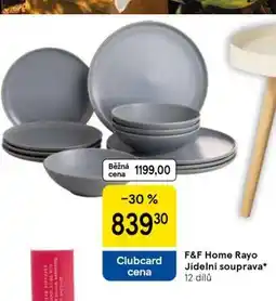 Tesco F&F Home Rayo Jídelní souprava nabídka