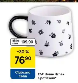 Tesco F&F Home Hrnek s potiskem nabídka