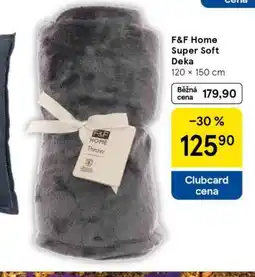 Tesco F&F Home Super Soft Deka nabídka
