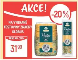 Globus Vybrané těstoviny značky Globus nabídka