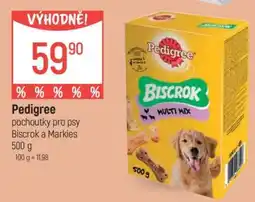 Globus Pedigree pochoutky pro psy Biscrok a Markies 500 g nabídka