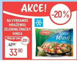 Globus Vybraná mražená zelenina značky Vinica nabídka