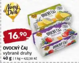 Terno OVOCNÝ ČAJ vybrané druhy nabídka