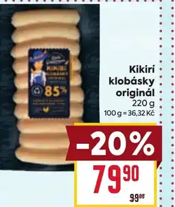 Billa Kikiri klobásky originál nabídka