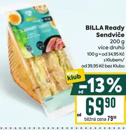Billa BILLA Ready Sendviče nabídka