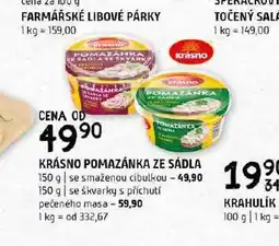 Terno Krásno pomazánka ze sádla se škvarky s příchutí pečeného masa nabídka