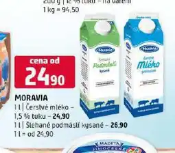 Terno Moravia čerstvé mléko 1,5% nabídka