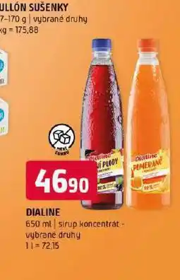 Terno Dialine sirup koncentrát nabídka