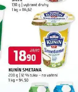 Terno Kunín smetana 12% nabídka