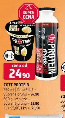 Terno Zott protein mousse nabídka
