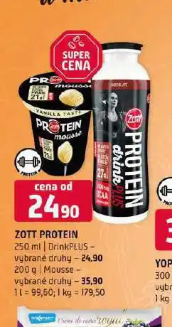Terno Zott protein drink plus nabídka