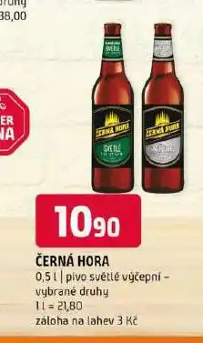 Terno Pivo černá hora nabídka