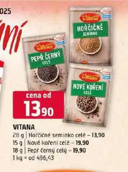 Terno Vitana nové koření celé nabídka