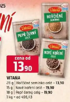 Terno Vitana hořčičné semínko celé nabídka