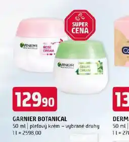 Terno Garnier botanical pleťový krém nabídka