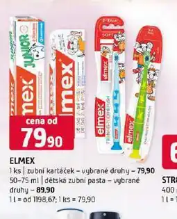 Terno Elmex dětská zubní pasta nabídka