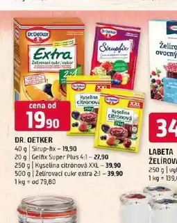 Terno Dr. oetker sirup fix nabídka