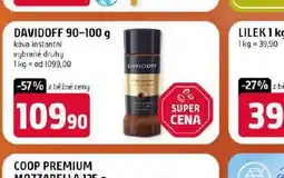 Terno Davidoff instantní káva nabídka