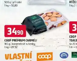 Terno Coop premium carmeli karamelové sušenky nabídka