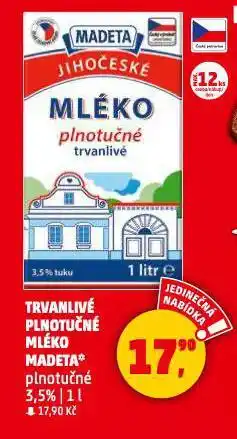 Penny Market Trvanlivé mléko nabídka