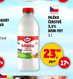 Penny Market Čerstvé mléko nabídka
