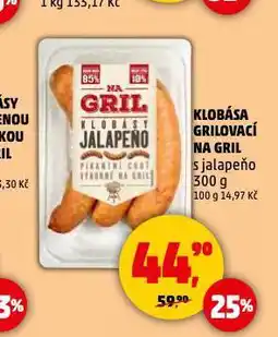 Penny Market Klobása na gril nabídka