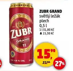 Penny Market Pivo zubr nabídka