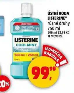 Penny Market Listerine ústní voda nabídka