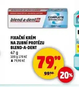 Penny Market Blend a dent fixační krém na zubní protézu nabídka