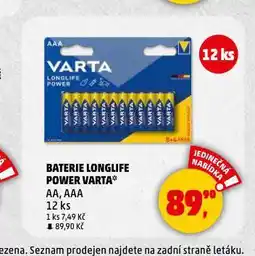 Penny Market Baterie varta nabídka