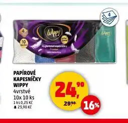 Penny Market Wippy papírové kapesníčky nabídka
