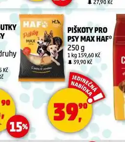 Penny Market Haf piškoty pro psy max nabídka
