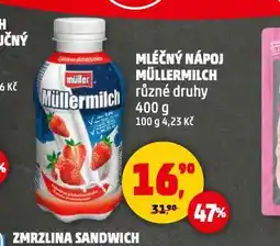 Penny Market Müllermilch mléčný nápoj nabídka