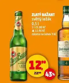 Penny Market Pivo zlatý bažant nabídka