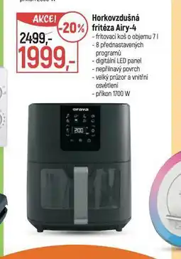 Globus Orava horkovzdušná fritéza nabídka