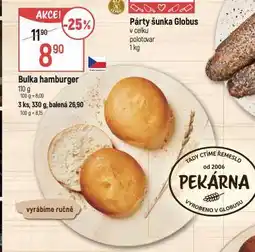 Globus Bulka hamburgerová nabídka