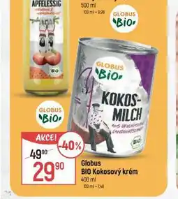 Globus Bio kokosový krém nabídka
