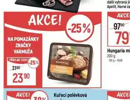 Globus Varmuža pomazánky nabídka