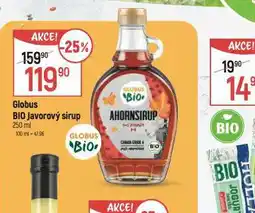 Globus Bio javorový sirup nabídka