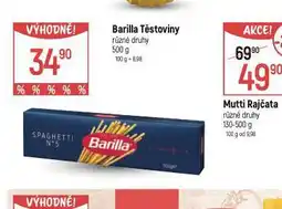 Globus Barilla těstloviny nabídka