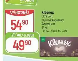 Globus Kleenex papírové kapesníky nabídka