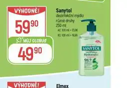 Globus Sanytol dezinfekční mýdlo nabídka