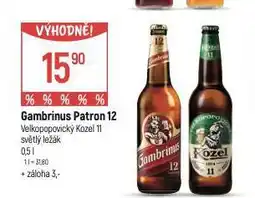 Globus Pivo gambrinus patron 12 nabídka