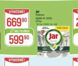Globus Jar platinum kapsle do myčky nabídka