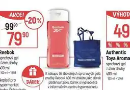 Globus Reebok sprchový gel nabídka