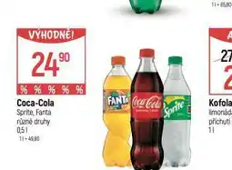 Globus Coca cola, fanta, sprite nabídka