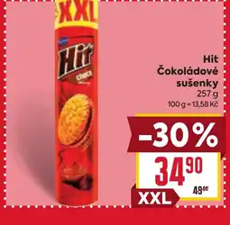 Billa Bahlsen Hit Čokoládové sušenky nabídka