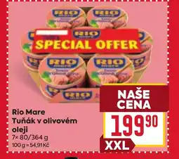 Billa Rio Mare Tuňák v olivovém oleji nabídka