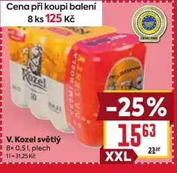 Billa V. Kozel světlý nabídka